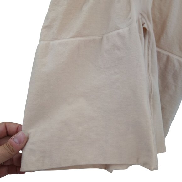 Spanx Pull On High Waisted Full Stomach Shorts Shaper Size 1X Shapewear Beige - Picture 3 of 8